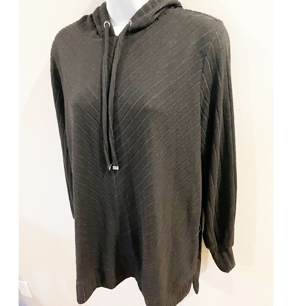 Nine West Black Pullover Oversized Sweater Sweatshirt Size XL - Picture 4 of 9